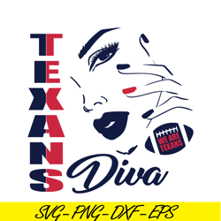 houston texans diva svg png dxf eps, football team svg, nfl lovers svg nfl230112377