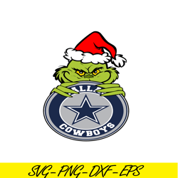 grinch cowboys png cowboys logo png nfl png