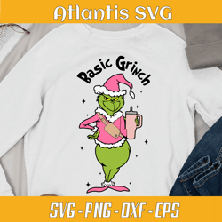 grinch christmas stanley and bag svg dxf