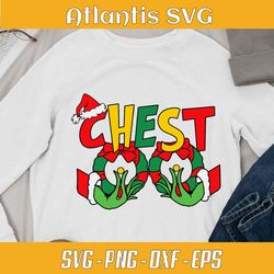 chest nuts grinch hand on breasts svg dxf, digital file cricut, silhouette , file cut, instant download