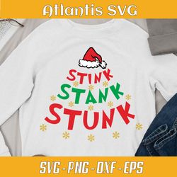 grinch christmas tree svg dxf, christmas tree stink stank stunk svg dxf, santa grinch christmas svg png dxf eps