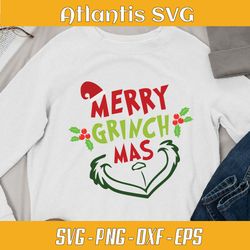 merry grinch mas funny svg dxf, merry the grinchmas svg dxf, merry grinchmas new svg dxf png eps