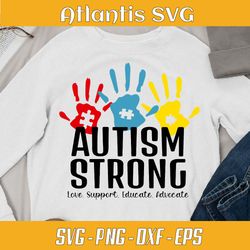 autism strong hands svg png, autism awareness day svg png, autism 2024 days svg png dxf eps