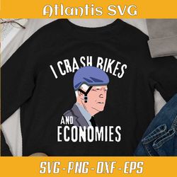 i crash bikes and economies funny joe biden bike falls svg png, biden bike svg png, funny biden american svg png dxf eps