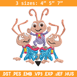 bug's life logo embroidery design, bug's life logo embroidery, cartoon design, embroidery file, digital download.