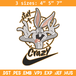 bugs bunny embroidery design, looney tunes embroidery, embroidery file, nike embroidery, anime shirt, digital download