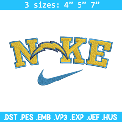 angeles chargers embroidery design, nfl embroidery, nike design, embroidery file,embroidery shirt, digital download