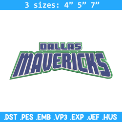 dallas mavericks logo embroidery design, nba embroidery, sport embroidery,embroidery design,logo sport embroidery.