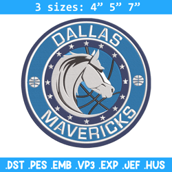 dallas mavericks logo embroidery design, nba embroidery,sport embroidery,embroidery design, logo sport embroidery