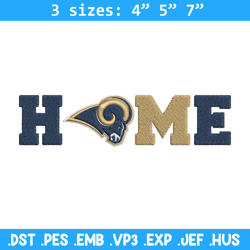 Home Los Angeles Rams embroidery design, Rams embroidery, NFL embroidery, logo sport embroidery, embroidery design.