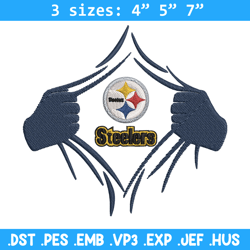 Pittsburgh Steelers embroidery design, Steelers embroidery, NFL embroidery, sport embroidery, embroidery design.