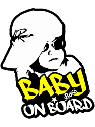 baby on board art