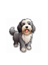 Bearded Collie Graphic(1)