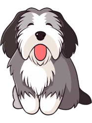 Cute Bearded Collie Puppy