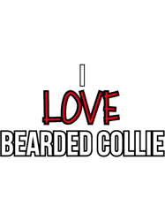 i love bearded collie