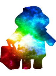 rainbow galaxy bear