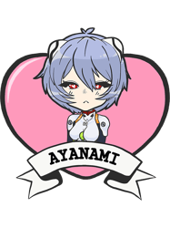 rei ayanami heart banner