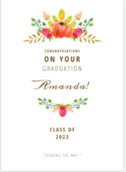 "embarking on dreams: radiant graduation card for your proudest pursuit"