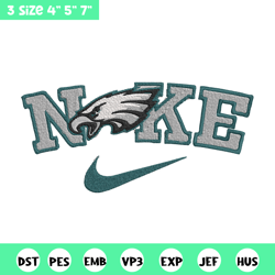 philadelphia eagles embroidery design, nfl embroidery, nike design, embroidery file,embroidery shirt, digital download