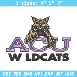 abilene christian logo embroidery design, ncaa embroidery, sport embroidery, logo sport embroidery,embroidery design