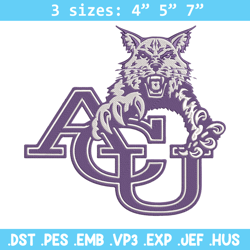 abilene christian logo embroidery design, ncaa embroidery, sport embroidery,logo sport embroidery,embroidery design