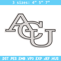 abilene christian logo embroidery design,ncaa embroidery, embroidery design, logo sport embroidery, sport embroidery.