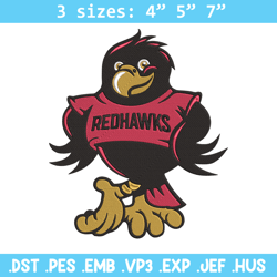 seattle redhawks mascot embroidery design,ncaa embroidery,sport embroidery , embroidery design, logo sport embroidery