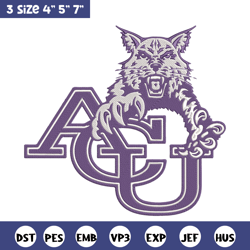 abilene christian logo embroidery design, ncaa embroidery, sport embroidery,logo sport embroidery,embroidery design