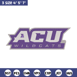 abilene christian logo embroidery design, sport embroidery, logo sport embroidery, embroidery design,ncaa embroidery