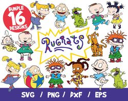 rugrats bundle svg clipart vector png dxf eps vinyl rugrats cricut tommy chuckie nickelodeon