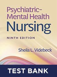 test bank psychiatric mental health nursing 9th edition by videbeck test bank