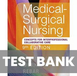 medical surgical nursing 9th edition ignatavicius test bank