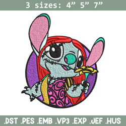 sally stitch embroidery, sally stitch halloween embroidery, cartoon design, embroidery file, digital download.