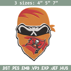 tampa bay buccaneers skull embroidery design, buccaneers embroidery, nfl embroidery, logo sport embroidery