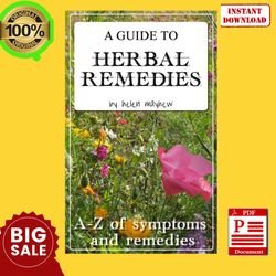 a guide to herbal remedies, textbooks, e-book, pdf books, ebook download