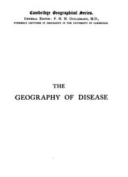 the geography of disease / by frank g. clemow.