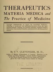 therapeutics materia medica and the practice of medicine 1905