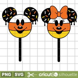 halloween mickey and minnie candy corn svg, cricut svg, cricut cutting files, halloween svg, disney svg, candy corn svg