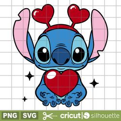 valentine stitch svg, cricut svg, cricut cutting files, valentines day svg, hearts svg, cupid svg, hugs and kisses svg