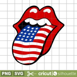 american flag tongue, american flag tongue svg, 4th of july svg, patriotic svg, independence day svg, usa svg, prints