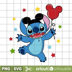 balloon stitch svg, stitch with balloon svg, lilo and stitch svg, stitch svg, disney svg, disney stitch svg, cricut svg