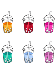 bubble tea packsetbundleboba tea bubble tea gifttapioca ballscute boba tea