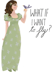 bridgerton, eloise bridgerton quote, what if i want to fly