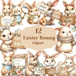 easter clipart & digital paper set easter clip art easter bunny clipart easter chicks clipart easter eggs scrapbooking