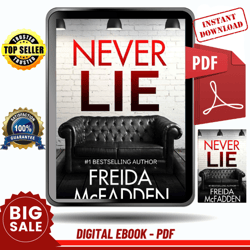 never lie: an addictive psychological thriller by freida mcfadden - instant download, etextbook, digital books pdf book