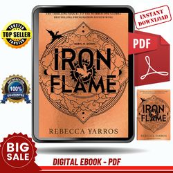 iron flame (the empyrean book 2) by rebecca yarros - instant download, etextbook, digital books pdf book, e-book,