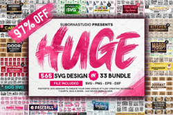 565 design the huge 33 bundles 2024 - instant download