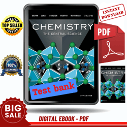 test bank: chemistry the central science 14th edition by theodore brown, h. lemay, bruce bursten, catherine murphy, patr