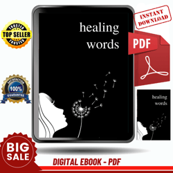 healing words: a poetry collection for broken hearts by alexandra vasiliu - instant download