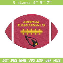 arizona cardinals ball embroidery design, cardinals embroidery, nfl embroidery, sport embroidery, embroidery design.